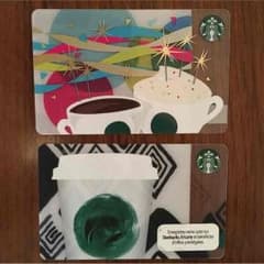 海外 スタバ カード  2枚のサムネイル