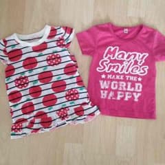90㎝ Tシャツ2枚セットのサムネイル