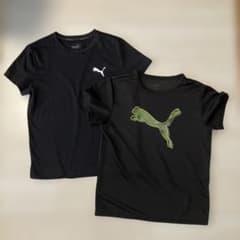 PUMA ブラック Tシャツ 2枚セット　150サイズのサムネイル