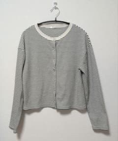 mysa closet ボーダーカーディガン 長袖 Mのサムネイル