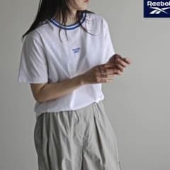 Reebok ロゴ刺繍 半袖Tシャツ ホワイトのサムネイル