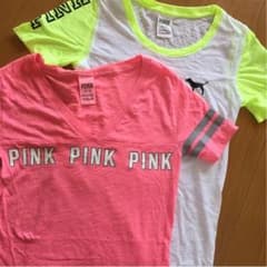 ヴィクトリアシークレット PINK Tシャツ 2枚セットのサムネイル