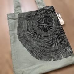 BAUM 木の年輪デザイン エコバッグのサムネイル