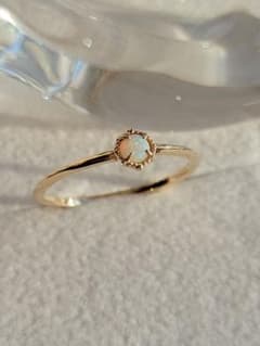 極美品K10YG本真珠リング（NOIR DE POUPEE）agete 好きにも 極美品K10YG本真珠リング（NOIR DE POUPEE）agete 好きにも