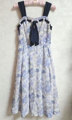 水彩フラワー柄ワンピース　an another angelusのサムネイル