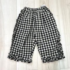 【新品】p.premier ギンガムチェックフリルパンツ　100cmのサムネイル