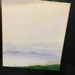寺島利男先生の色紙絵 日展（染色）作家 寺島利男 色紙絵 - メルカリ