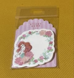 【新品未開封】ディズニー アリエル ふせん STICKY MEMO
