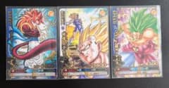 ドラゴンバトラーズ　ゴジータ4　破壊王子ベジータ　ブロリー　金レア3枚セットのサムネイル