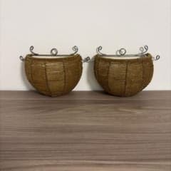 壁掛けキャンドルホルダー 2個セット ゴールドビーズのサムネイル