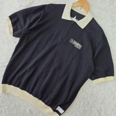 【美品/XL】キャプテンズヘルム×コンバース コラボ ゴルフウェア ニットポロ 美品/XL】キャプテンズヘルム×コンバース コラボ ゴルフウェア