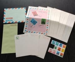 ［ヴィンテージ 激レア 当時物 昭和レトロ ファンシー文具］ミニレターセットのサムネイル