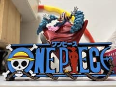 ONE PIECE 3Dロゴスタンド L25cm 青 ONE PIECEの3Dロゴスタンド 25㌢ - メルカリ