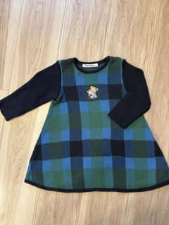 familiar ファミリア チェック柄ワンピース 80cmのサムネイル