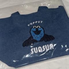 パペットスンスン　サガラ刺繍ランチトートのサムネイル
