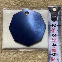 テスラ大人用ペンダント　八角形の青　未使用 テスラペンダント（8角 青系）大人用 - メルカリ