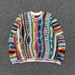 COOGI 3Dニット セーター ウール マルチカラー M - メルカリ