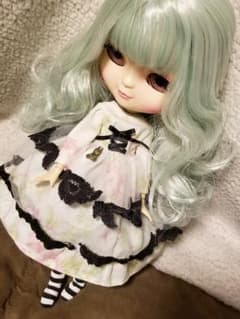 Kita様専用★ハンドメイド 黒リボンと花柄 ワンピースのサムネイル