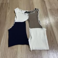 トップス kotohayokozawa DOCKING KNIT TANK コトハヨコザワ DOCKING KNIT TANK - メルカリ