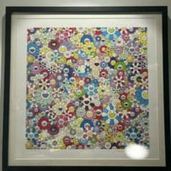 村上隆 2025年 版画「Flowers large」 シルクスクリーン - メルカリ