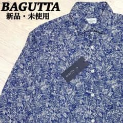 新品 未使用 BAGUTTA バグッタ 長袖 柄シャツAlbini 最高級生地 - メルカリ