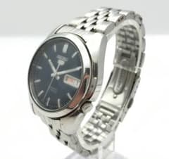 SEIKO/セイコー 5 3針 デイデイト メンズ 自動巻き 腕時計  ブラックのサムネイル
