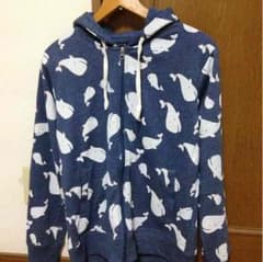 ANOTHER SIDE SQUARE クジラパーカーのサムネイル