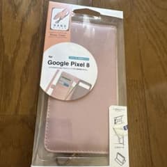 Google Pixel 8 手帳型ケース ピンク ストラップ付のサムネイル
