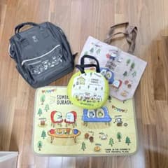[Brand New, Unused] Sumikkogurashi 4-Piece Set (Backpack/Tote Bag/Bag/Mat)