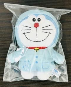ドラえもん ぬいぐるみ マスコット レインコート しずくVer.
