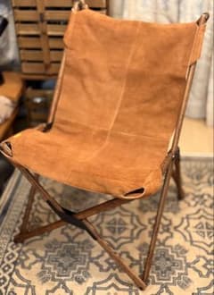 OLD MOUNTAIN OLD FOLDING CHAIR TOKOラクダ革 OLD MOUNTAIN OLD FOLDING CHAIR TOKOラクダ革 - メルカリ
