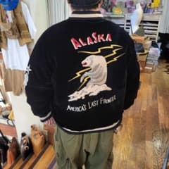 50'sライク別珍 スーベニアジャケット●サイズ XXL●（商品番号5726） 50'sライク別珍 スーベニアジャケット○サイズ XXL○（商品番号5726