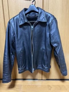 最終値下げ】Schott レザーライダースジャケット ブラック - メルカリ
