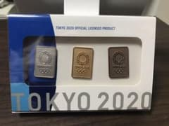 도쿄 2020 올림픽 엠블럼 핀 배지 세트 3 종