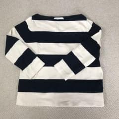 のんたん様専用ノートエシロンスTシャツ　ボーダーニット綿100%のサムネイル