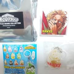 ヒロアカ ホークス 2点セット アクリルバッジ アンブレラチャームのサムネイル