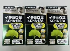 3個セットイチョウ葉＆DHA・EPA（510mg×60粒）約30日分栄養補助食品のサムネイル