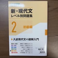新・現代文レベル別問題集2 初級編のサムネイル