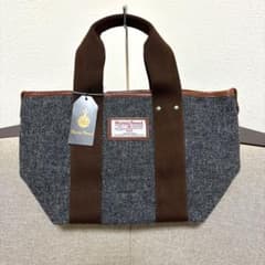 ＊お値下げしました＊Harris Tweed トートバッグ グレー/ブラウンのサムネイル