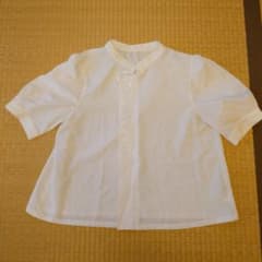 白半袖 チャイナドレス風ブラウスのサムネイル