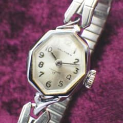 手巻き腕時計 レディース スイス製 INVICTA稼働品 付属品付 1950年代 1950年代頃】ウォルサム スイス製 ヴィンテージ レディース 手巻き