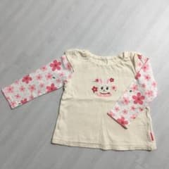 ミキハウス ロンT 80〜90 うさぎのサムネイル