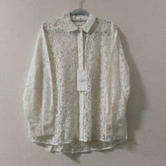 新品未使用 セレモニー　レースシャツ