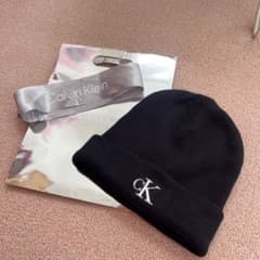 Calvin Klein Jeans ニット帽　ブラックのサムネイル