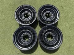 ken1様専用 新車外し ハイエース 純正 スチールホイール 4本セット