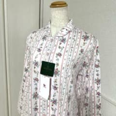新品未使用タグ付 ワコールミントン 可愛いお花柄 長袖パジャマ ピンク