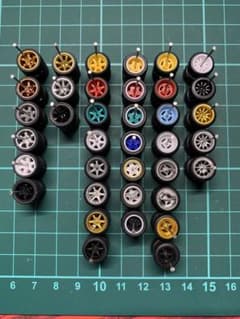 1/64 トミカ  ホットウィール　ミニカー等　カスタムホイール　3台分のサムネイル