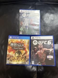 PS5 PS4 ソフト 3本セット まとめ売り　バラ売り2つ購入のみのサムネイル