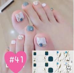#41★簡単★ネイルシール★フットのサムネイル