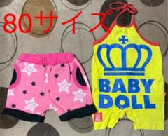 女の子☆ベビードール☆ロンパス&短パンセット‼︎のサムネイル